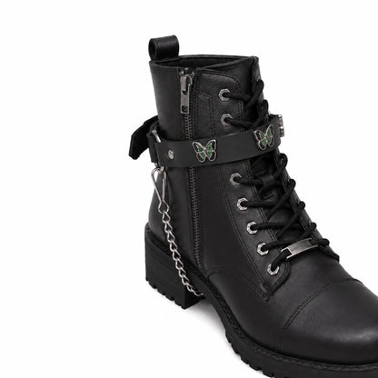 Boot Chain - Emerald Green Butterfly