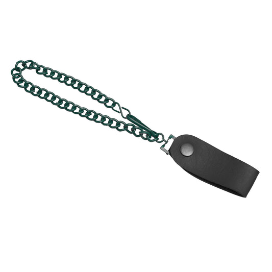 Dark Teal Heavy-Duty Wallet Chain with Snap-On Belt Loop - 13 Inch