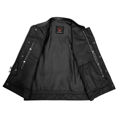 AM9192 Metro Men's Motorcycle Leather Vest