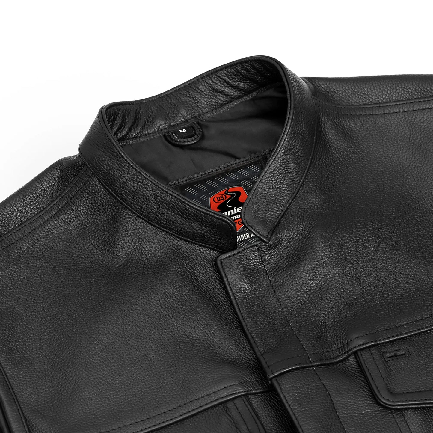 AM9192 Metro Men's Motorcycle Leather Vest