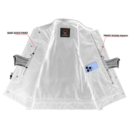 AM9192 Metro Men's Motorcycle Leather Vest
