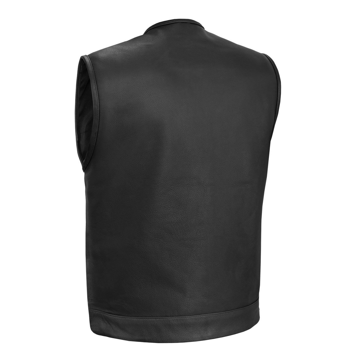 AM9193 Concealed Snap Closure, Without Collar & Hidden Zipper