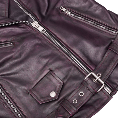 Amora – Women’s Leather Motorcycle Jacket