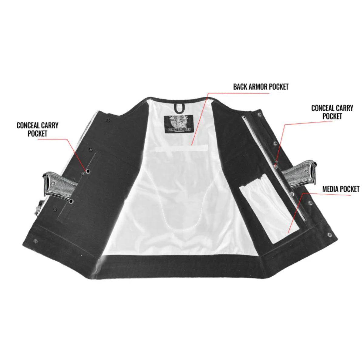 Apocalypto - Lowcut Men's Canvas Vest