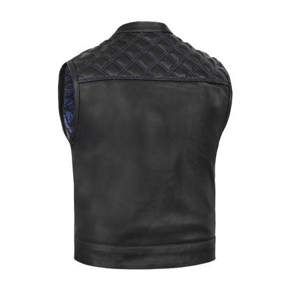 Darkpulse - Men’s Leather Motorcycle Vest