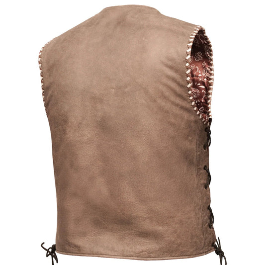 Badlands - Men's Motorcycle Leather Vest
