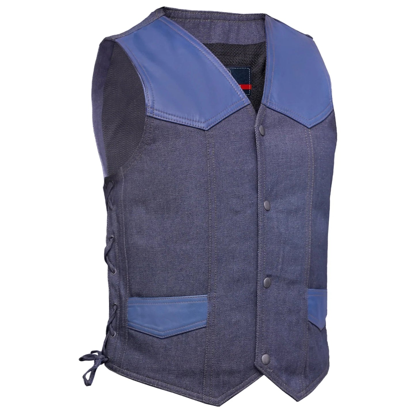 Barricade - Men’s Denim Motorcycle Vest