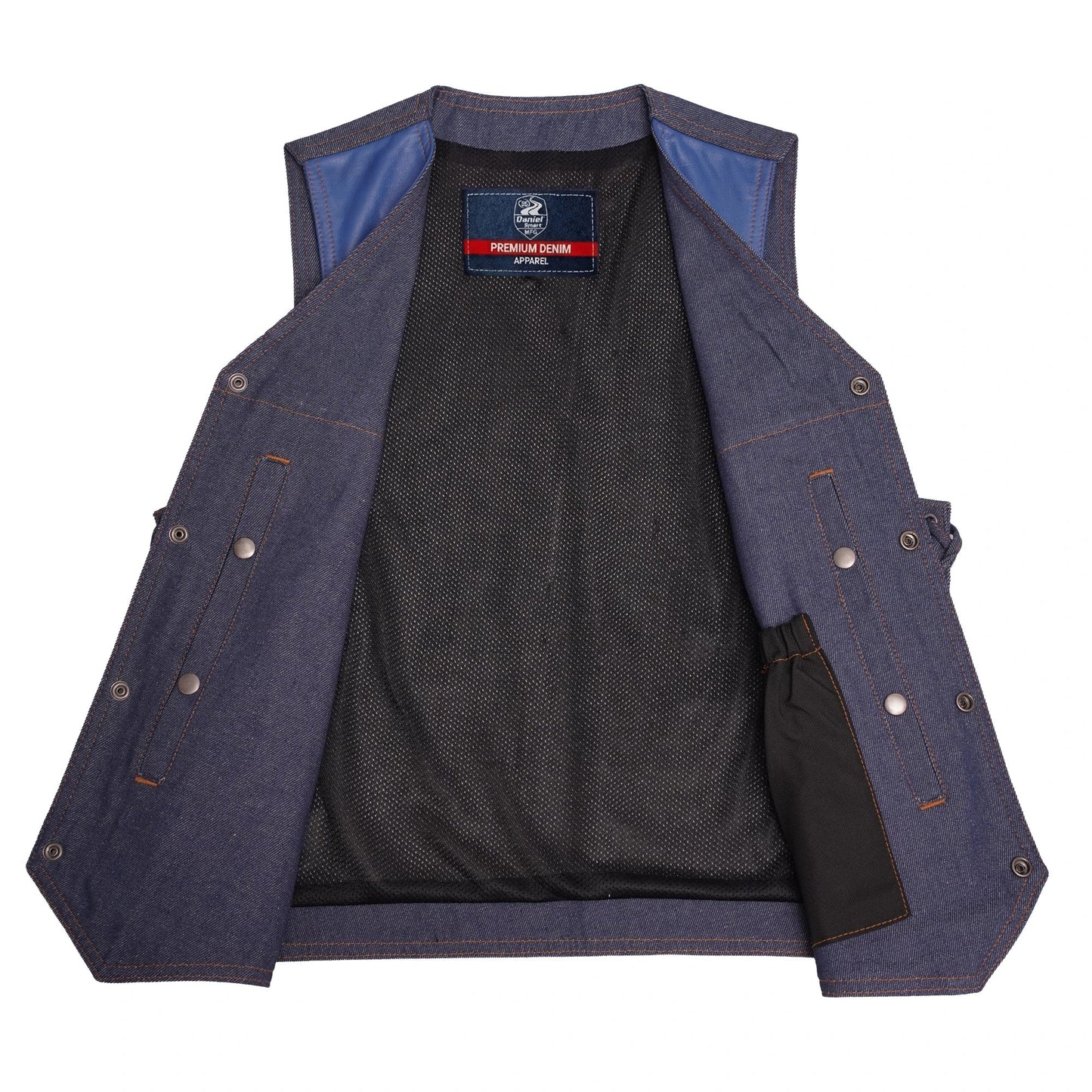 Barricade - Men’s Denim Motorcycle Vest