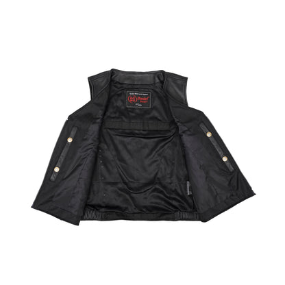 Biker Babe Women’s Studded Leather Motorcycle Vest