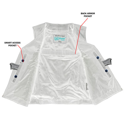 Biker Babe Women’s Studded Leather Motorcycle Vest