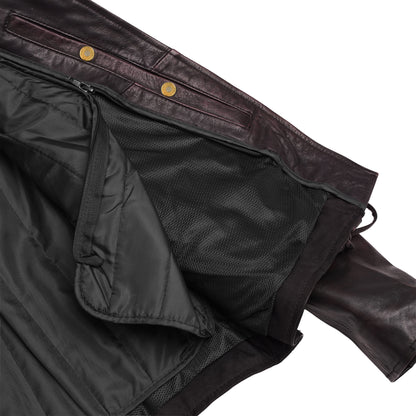 Black Pearl Women's Fashion Leather Jacket with Front Lace Accent