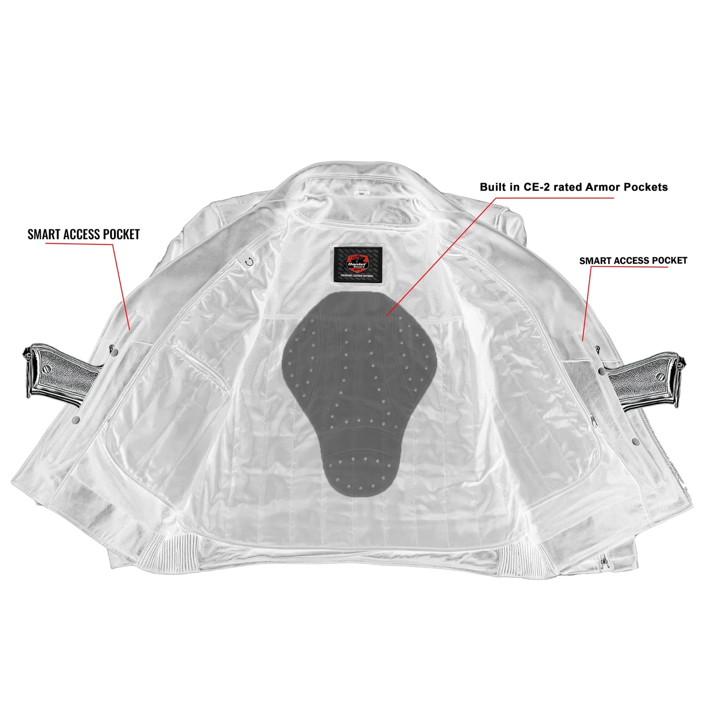 Blackend - Men’s Leather Motorcycle Jacket