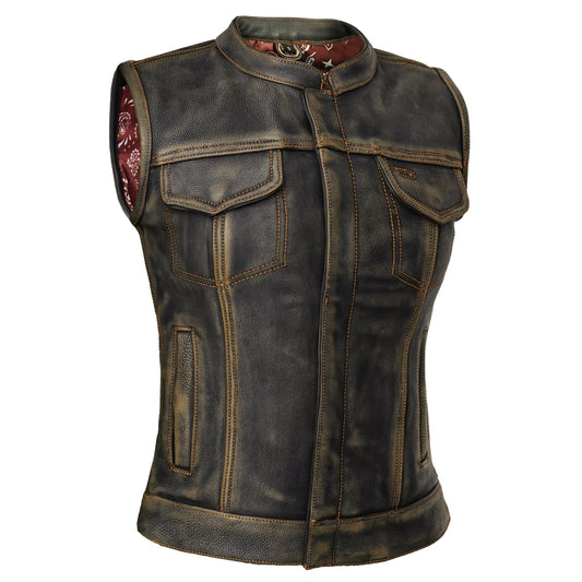 Bold Beauty - Women’s Leather Vest