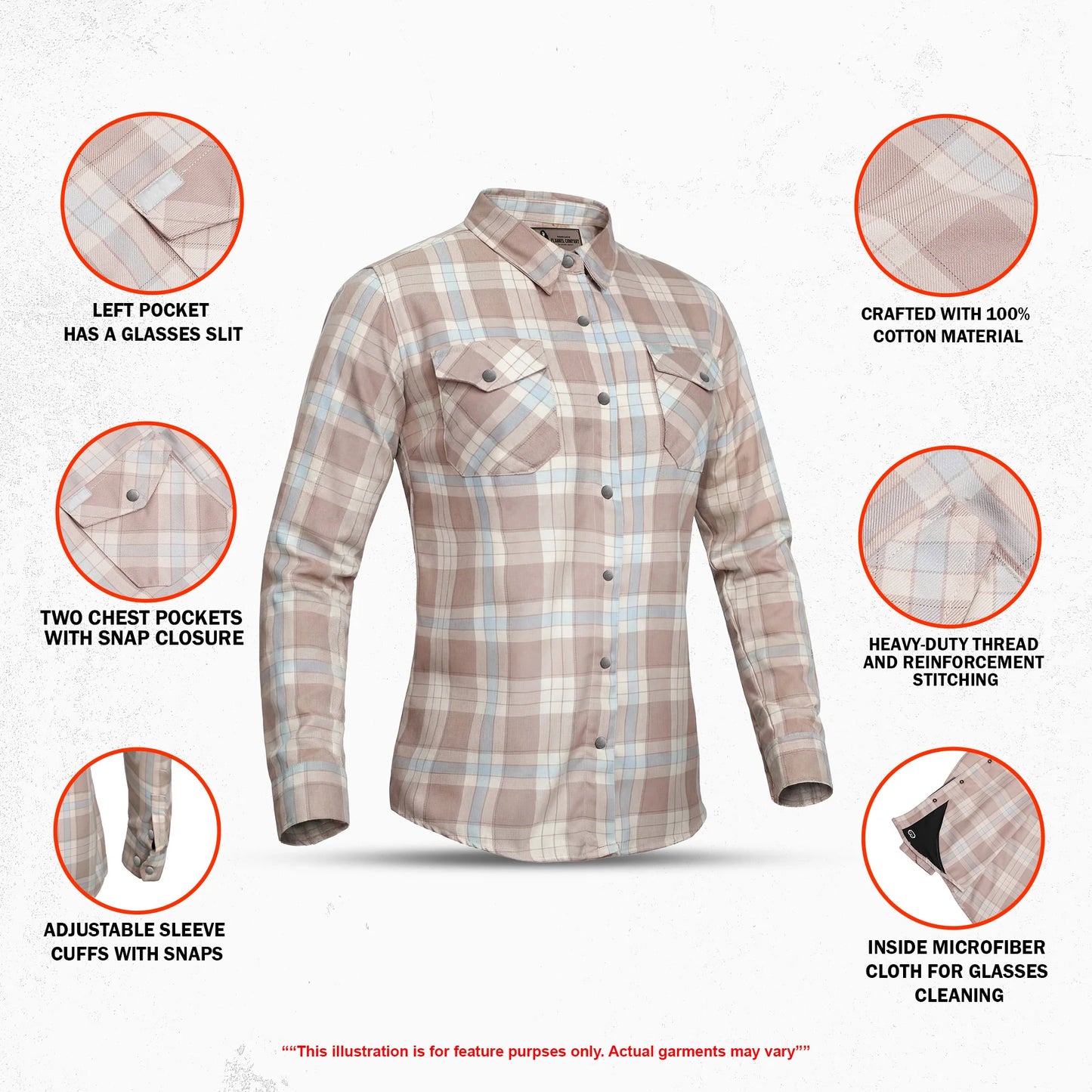 Brown Blush - Women's Flannel Shirt