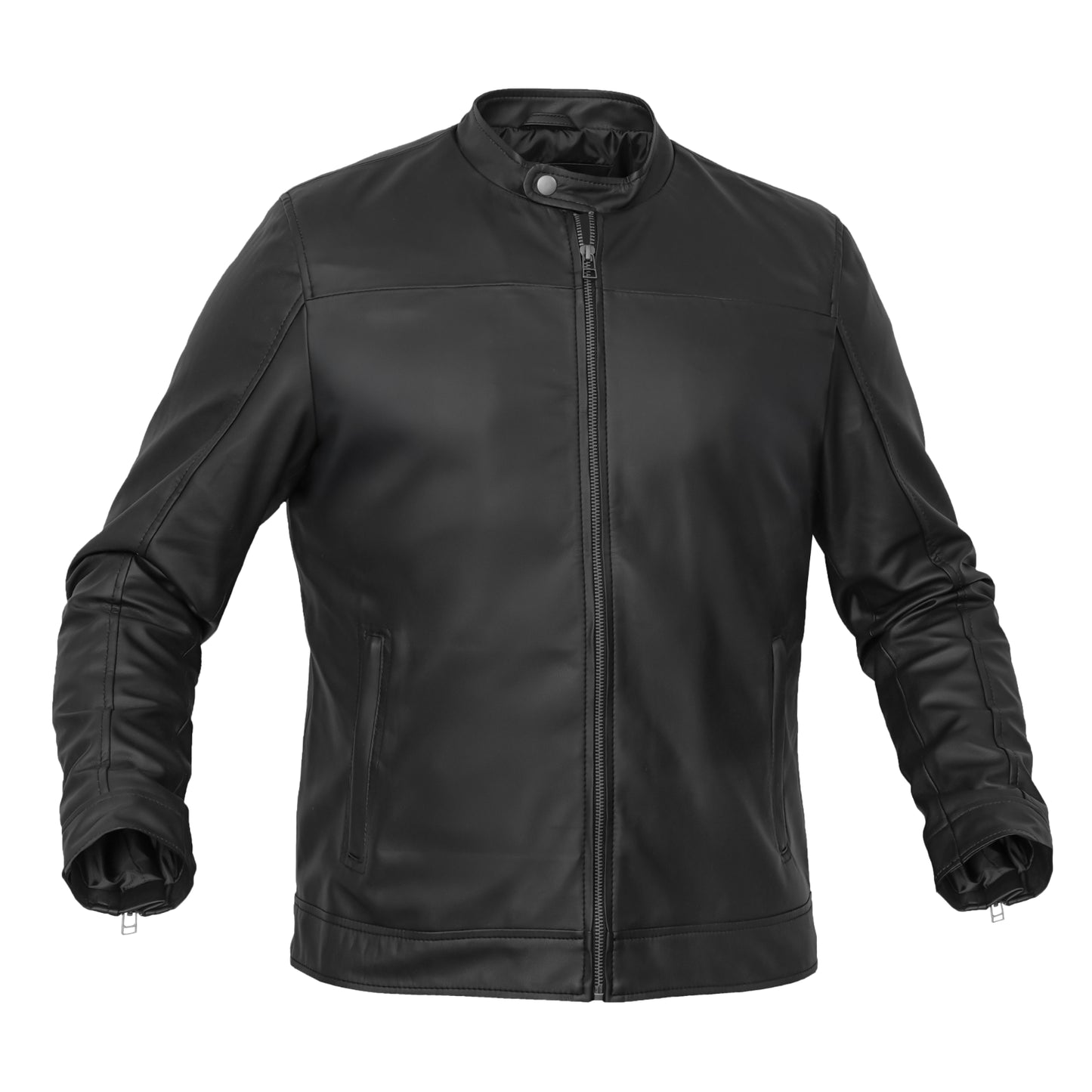 Brunox – Men’s Faux Leather Motorcycle Jacket