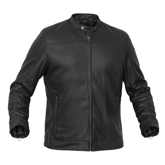 Brunox – Men’s Faux Leather Motorcycle Jacket