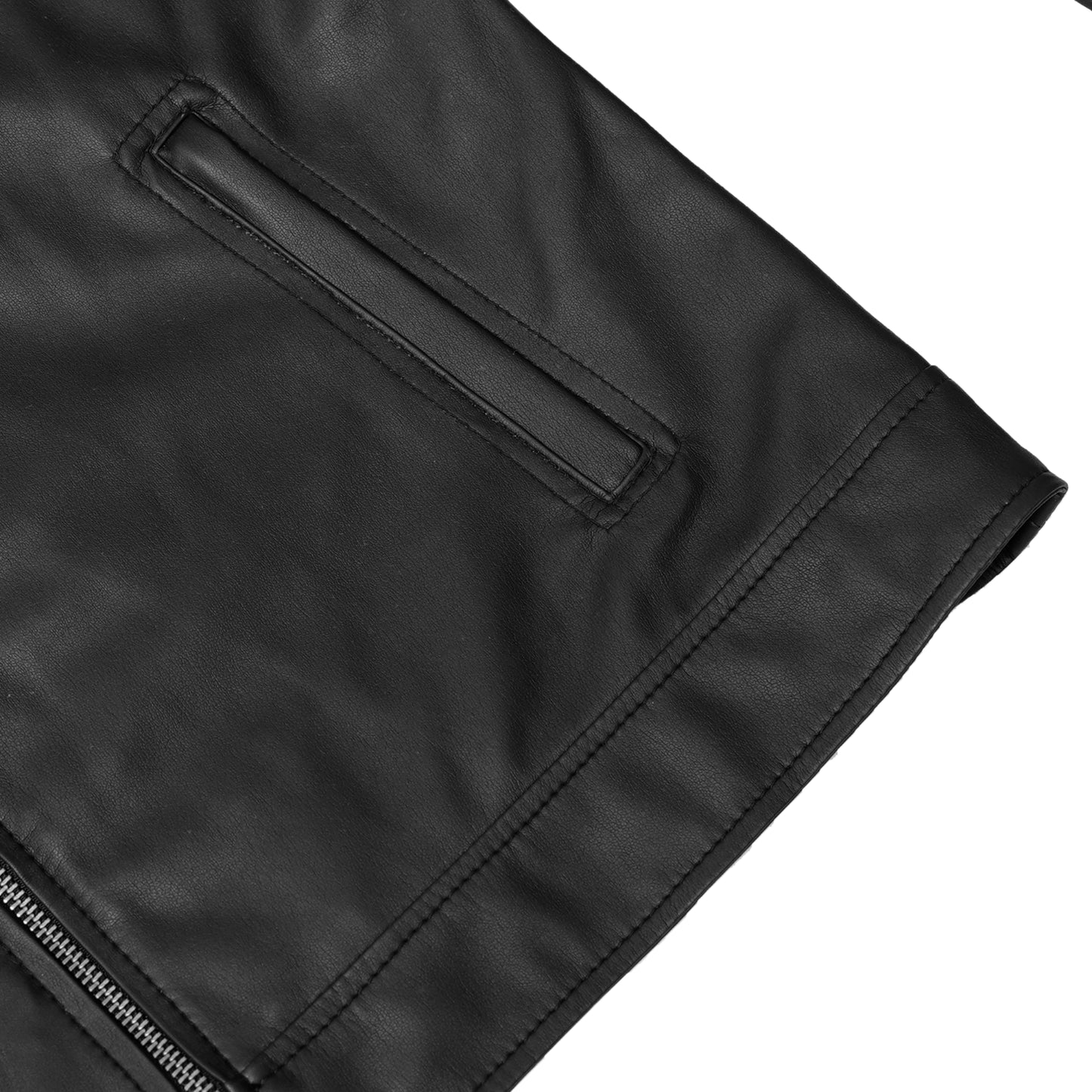 Brunox – Men’s Faux Leather Motorcycle Jacket