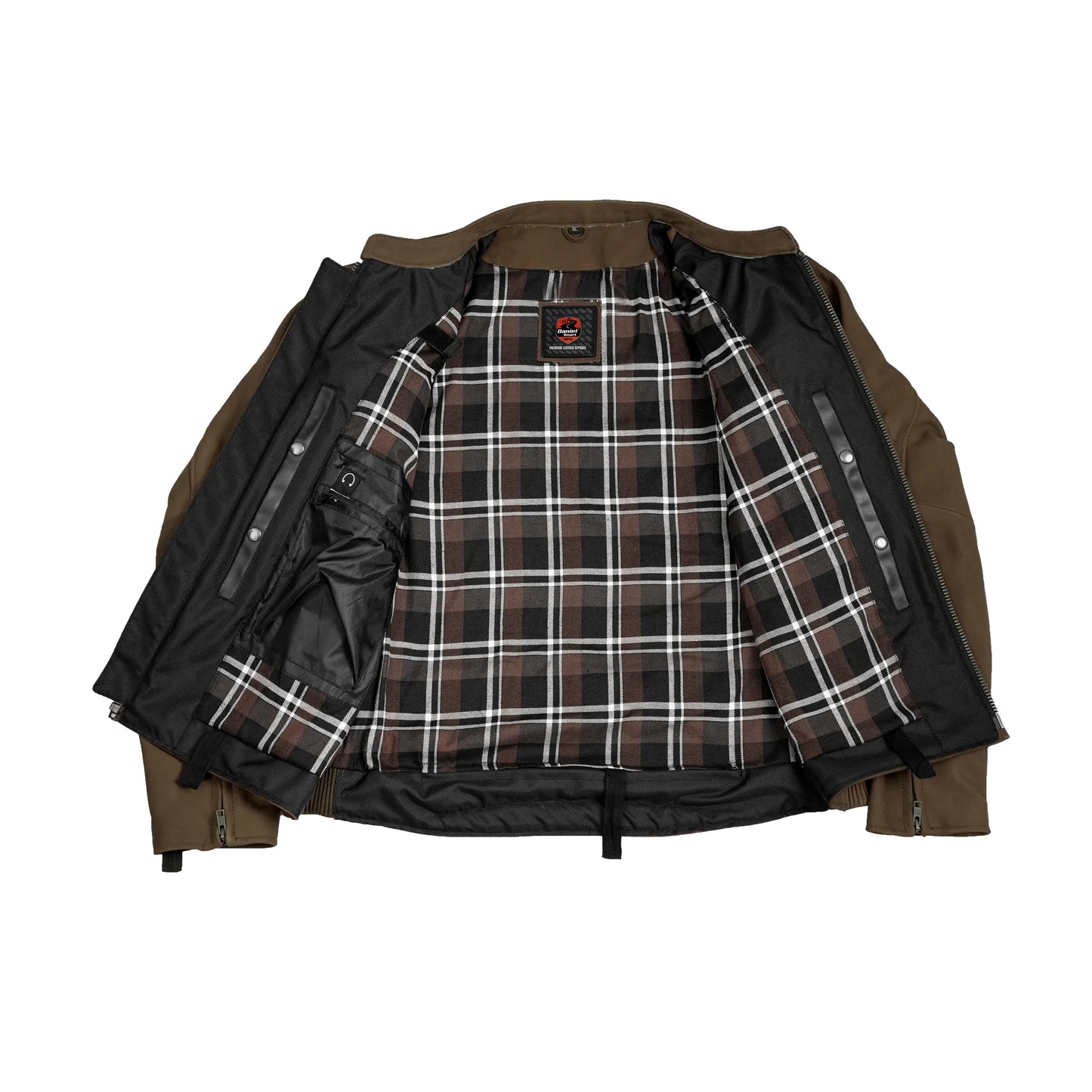 Brunt – Men’s Suede Leather Motorcycle Jacket