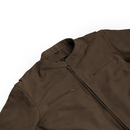 Brunt – Men’s Suede Leather Motorcycle Jacket