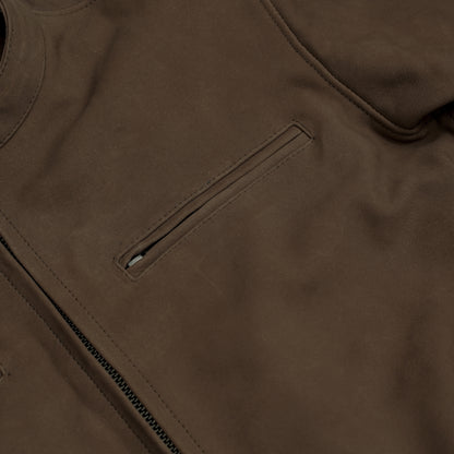 Brunt – Men’s Suede Leather Motorcycle Jacket