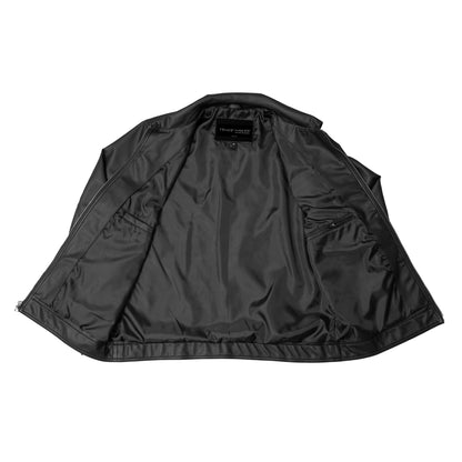 Cendro – Men’s Faux Leather Motorcycle Jacket