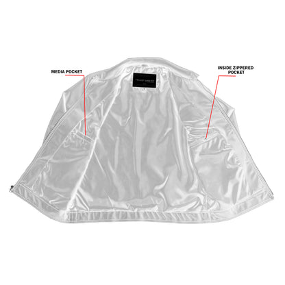 Cendro – Men’s Faux Leather Motorcycle Jacket