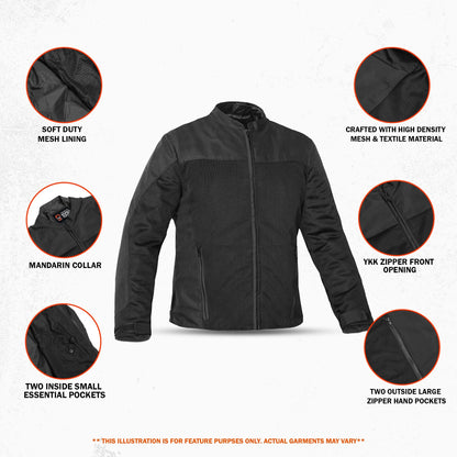 Charline - Women’s Textile Motorcycle Jacket