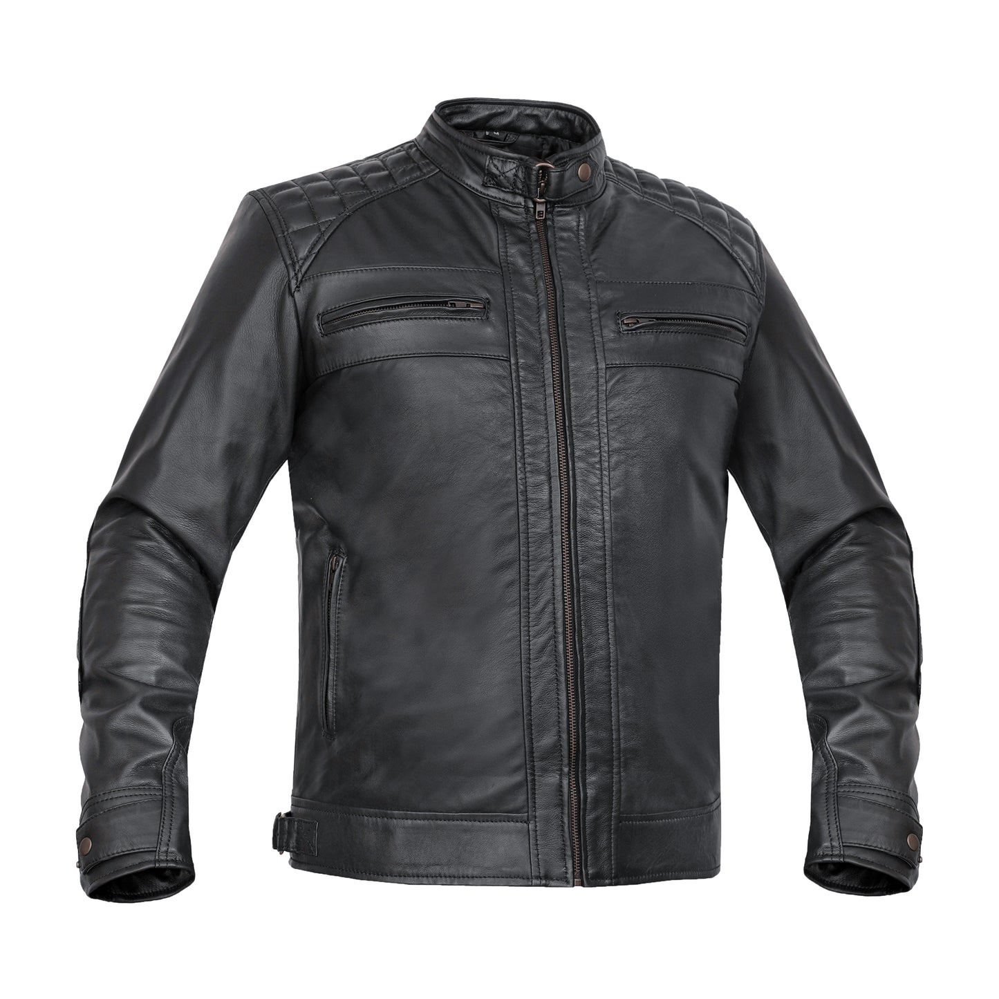 Classic Charm Men's Faux Leather Jacket