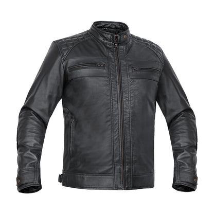 Classic Charm Men's Faux Leather Jacket