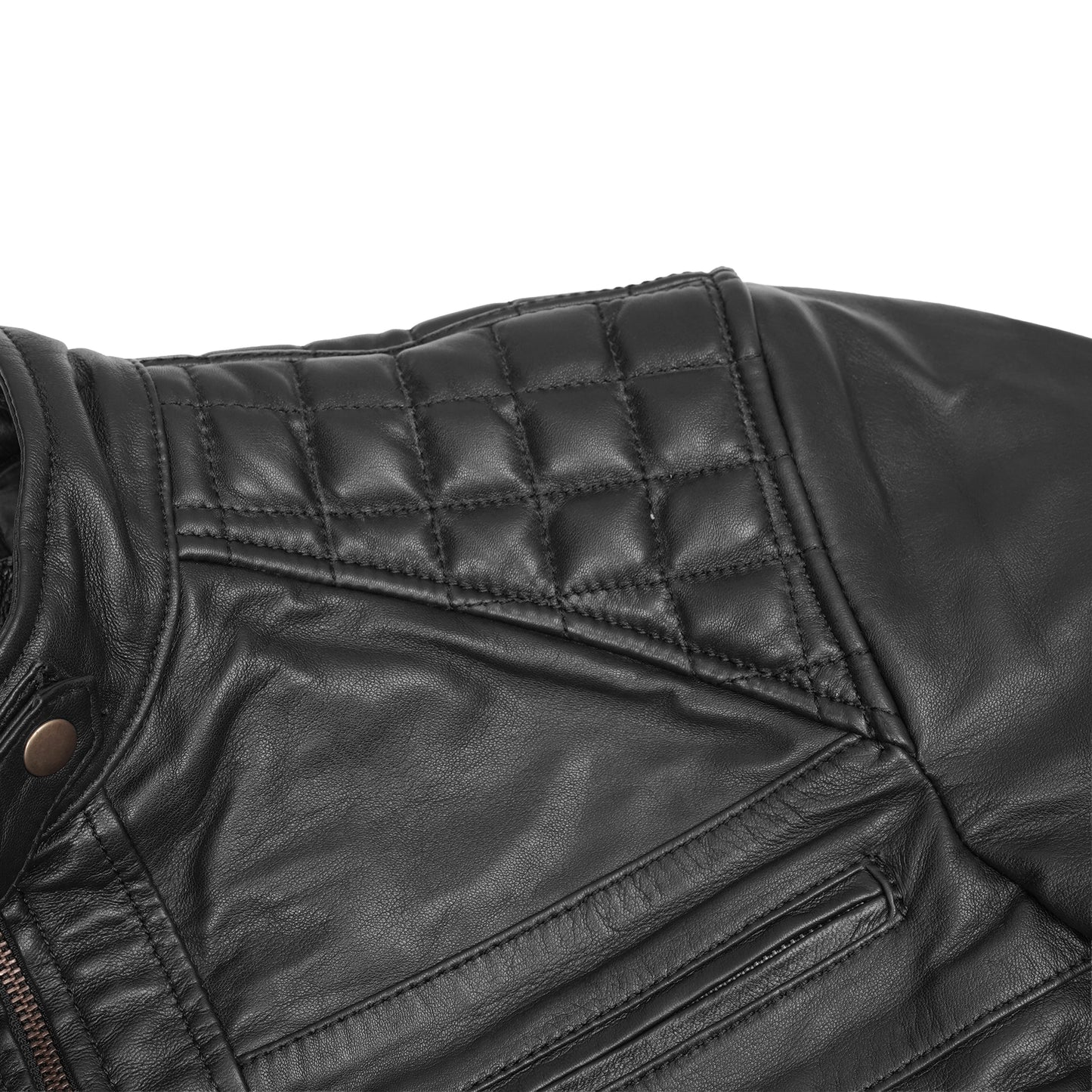 Classic Charm Men's Faux Leather Jacket