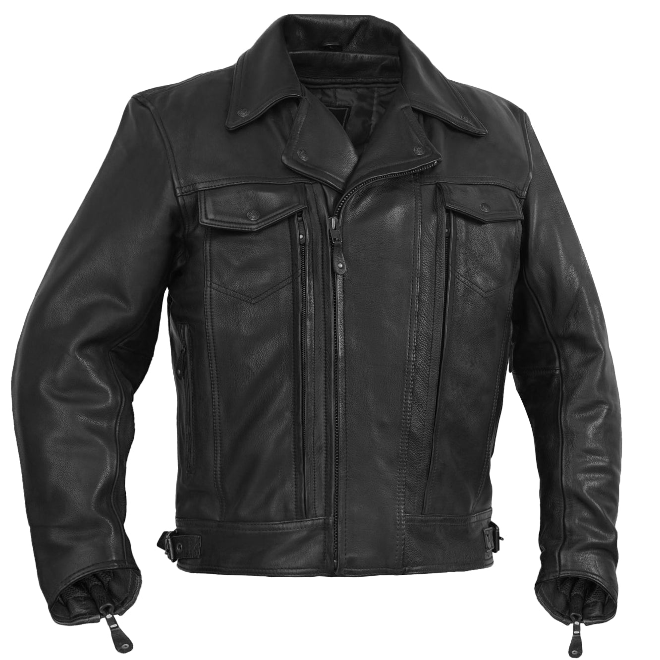 Clearway – Men’s Leather Motorcycle Jacket