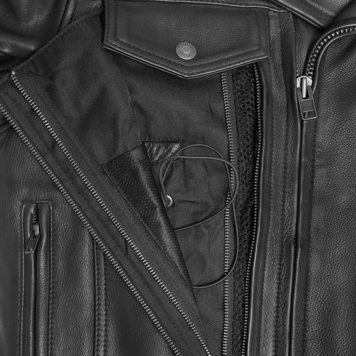 Clearway – Men’s Leather Motorcycle Jacket