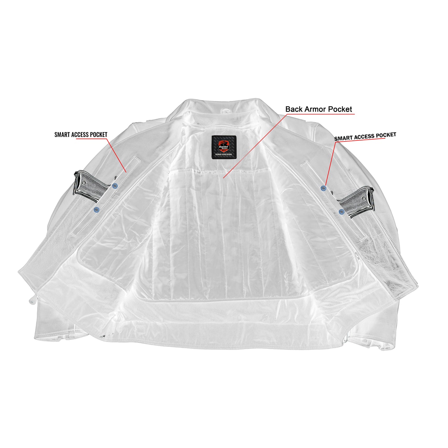 Clearway – Men’s Leather Motorcycle Jacket