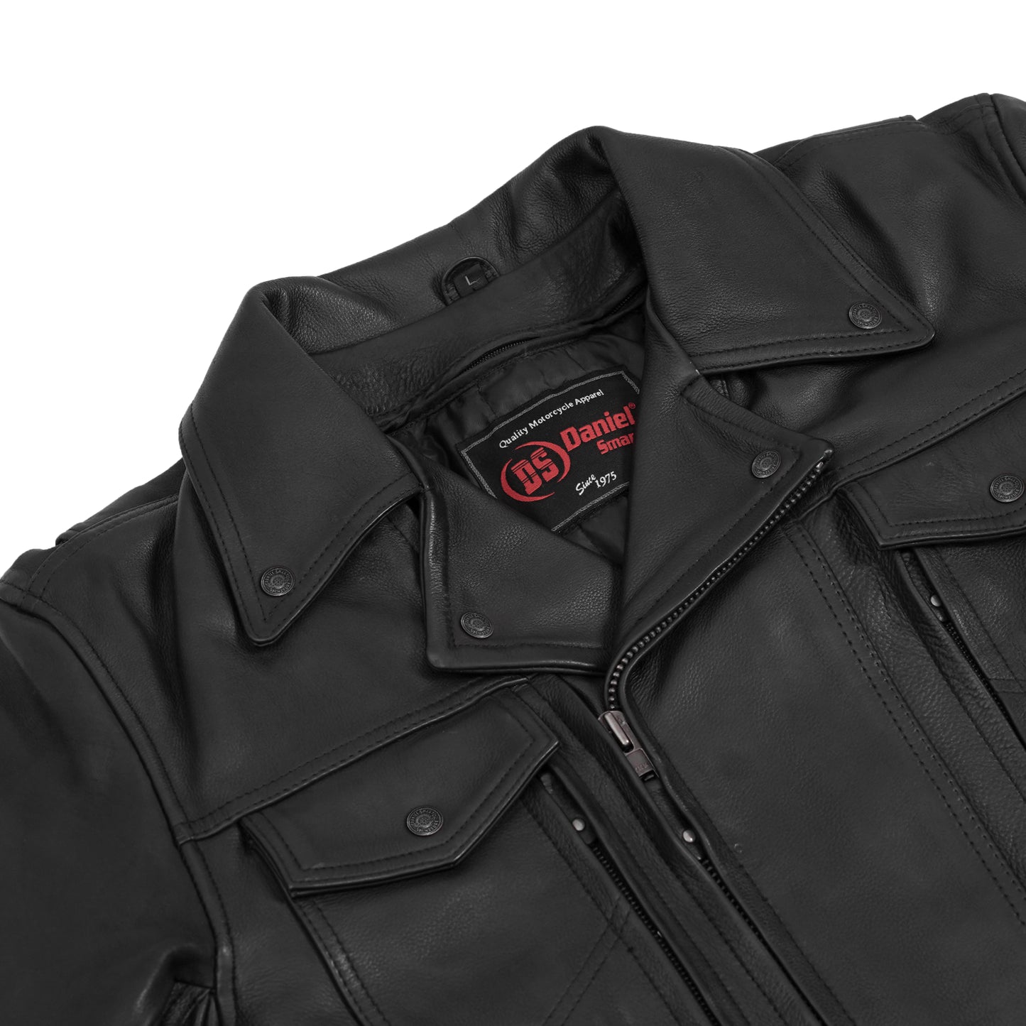 Clearway – Men’s Leather Motorcycle Jacket