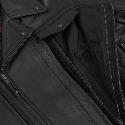 Clearway – Men’s Leather Motorcycle Jacket