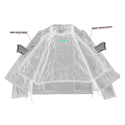 Crime Stop – Men’s Leather Motorcycle Jacket