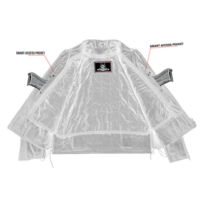 Crime Stop – Men’s Leather Motorcycle Jacket