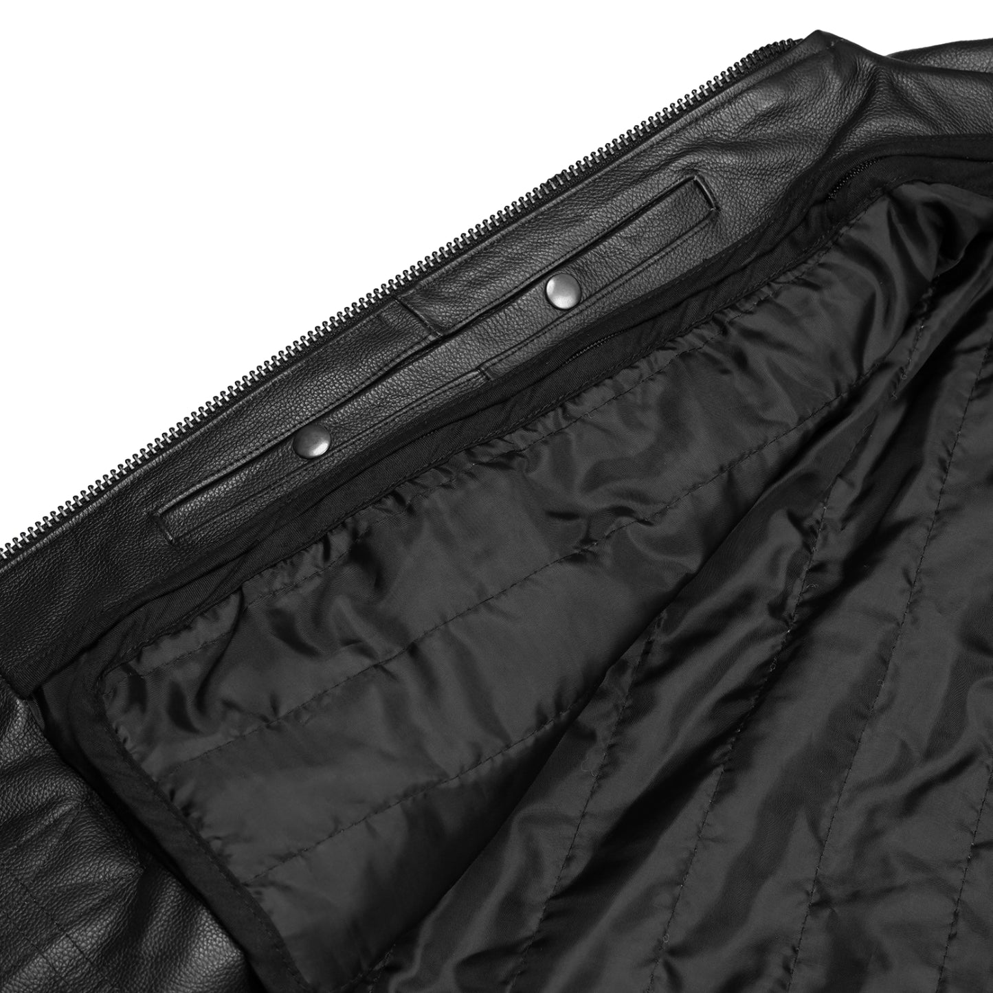 Crime Stop – Men’s Leather Motorcycle Jacket