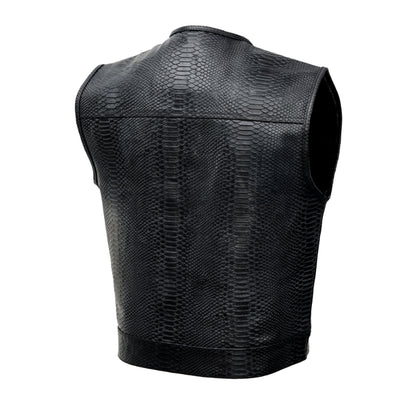 Summer Spark Croc Commander Men's Low Cut Leather Vest