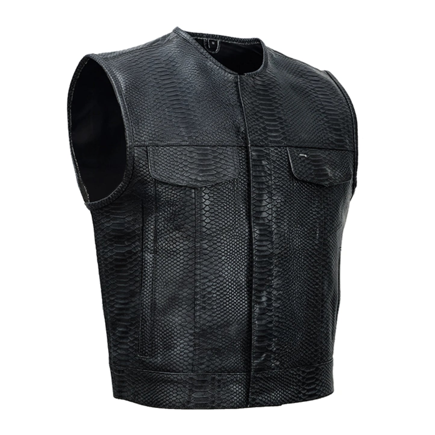 Summer Spark Croc Commander Men's Low Cut Leather Vest