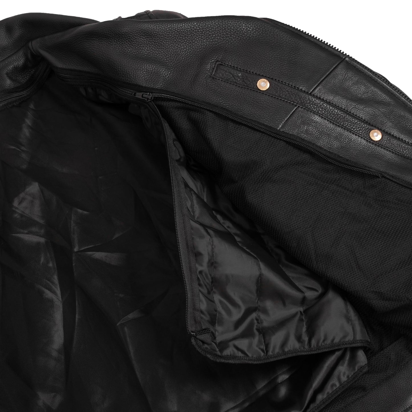 Dark Matter - Men's motorcycle leather jacket