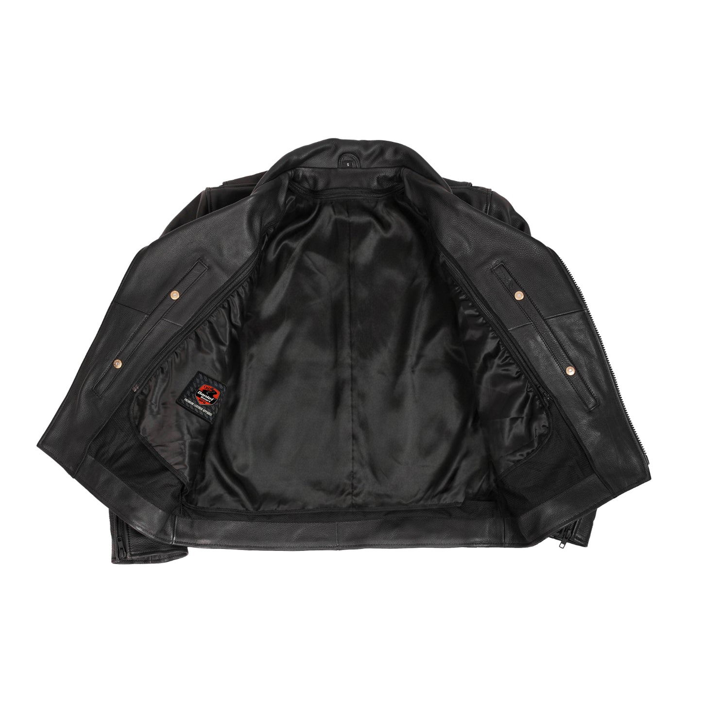 Dark Matter - Men's motorcycle leather jacket
