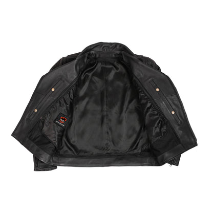 Dark Matter - Men's motorcycle leather jacket