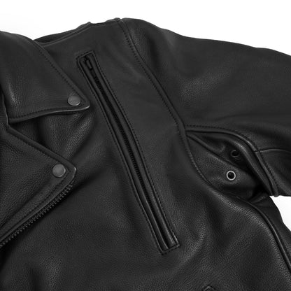 Dark Matter - Men's motorcycle leather jacket