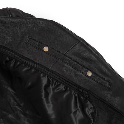 Dark Matter - Men's motorcycle leather jacket