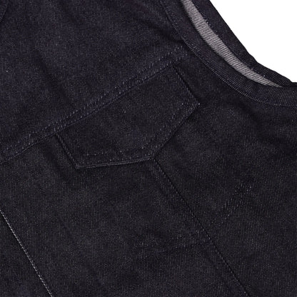 Lockshot Men's Denim Motorcycle Vest