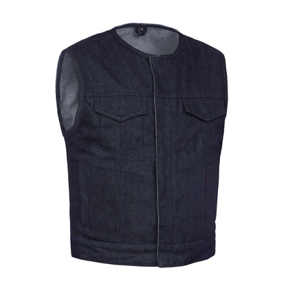 Rifleman Men's Denim Motorcycle Vest