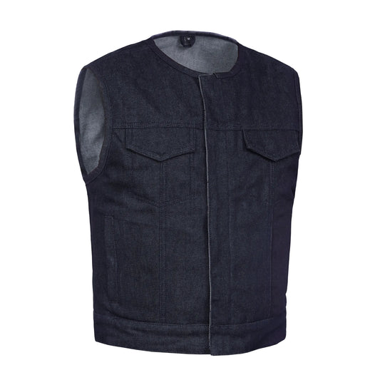 Rifleman Men's Denim Motorcycle Vest