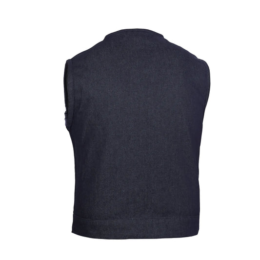Rifleman Men's Denim Motorcycle Vest