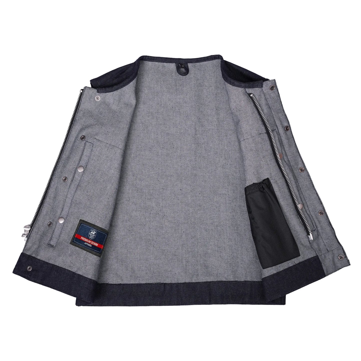 Rifleman Men's Denim Motorcycle Vest